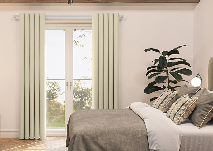 Kyoto Faux Silk, Sand - Made to Measure Curtains - Image 3